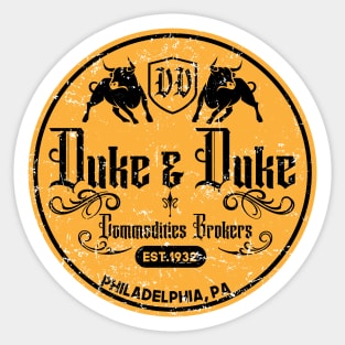 Duke & Duke Sticker